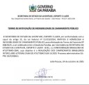 TERMO DE RATIFICAÇÃO DE INEXIGIBILIDADE DE CHAMAMENTO PÚBLICO - CAMPEONATOS BRASILEIROS INTERCLUBES LOTERIAS CAIXA DE ATLETISMO SUB-16 2025.
