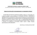 TERMO DE RATIFICAÇÃO DE INEXIGIBILIDADE DE CHAMAMENTO PÚBLICO - Torneio Nacional de Ginástica Artística - Masculino e Feminino, nas categorias de Pré-infantil, Infantil, Juvenil e Adulto.