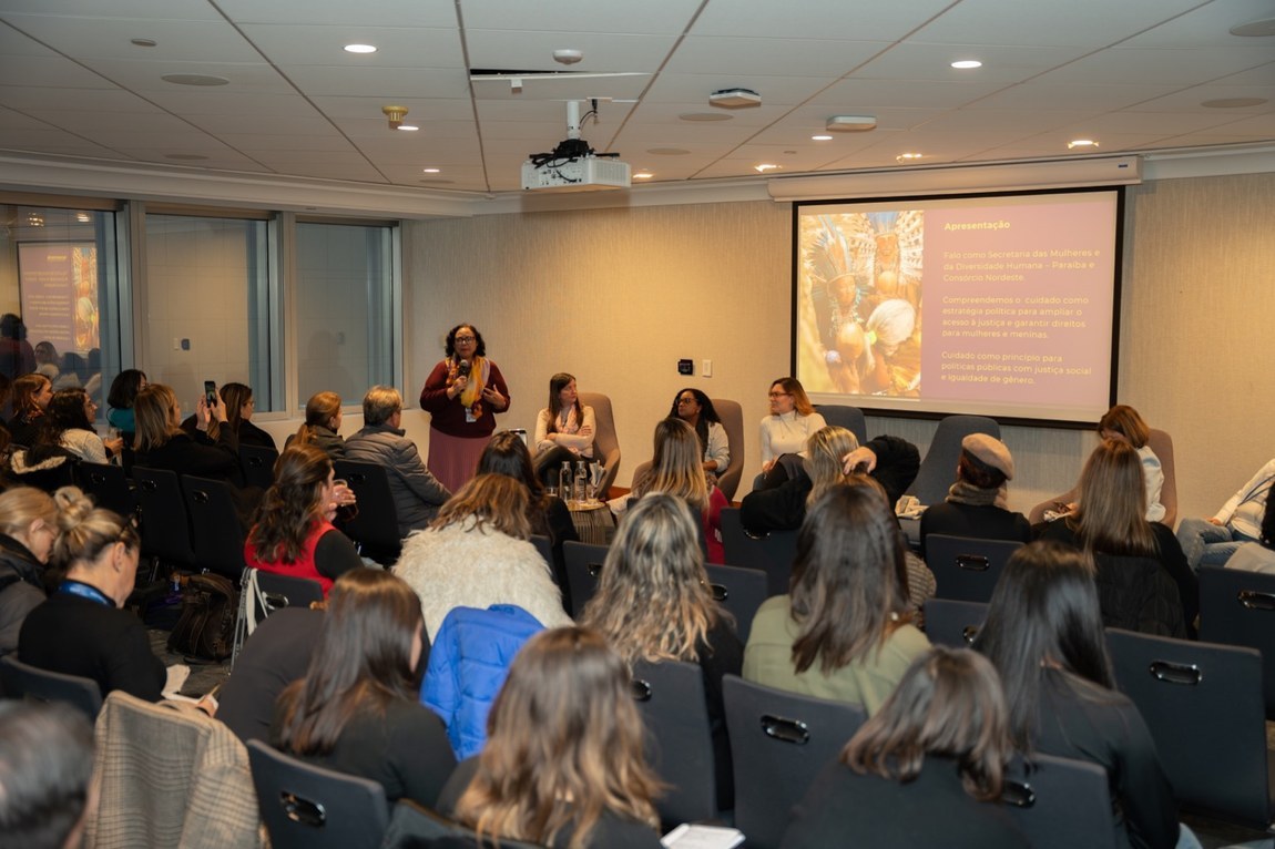 Paraíba promove debate internacional sobre Justiça dos Cuidados durante a CSW70, em Nova York
