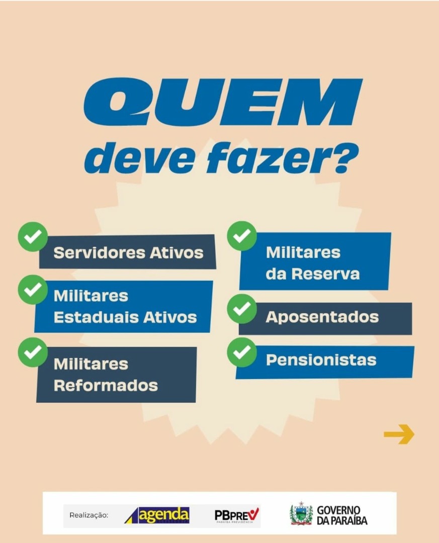 Censo Previdenciário PBPrev divulga polos de atendimento no interior do Estado_2.jpg