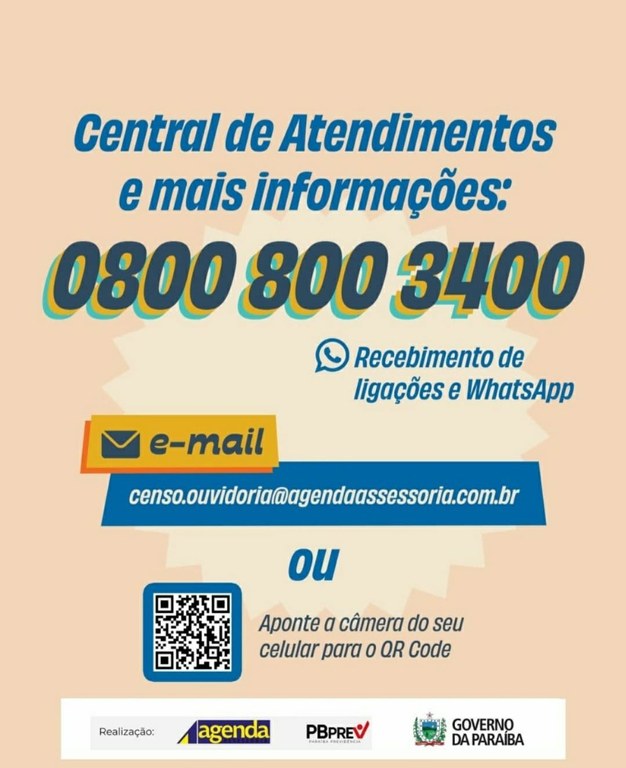 Censo Previdenciário PBPrev divulga polos de atendimento no interior do Estado_4.jpg