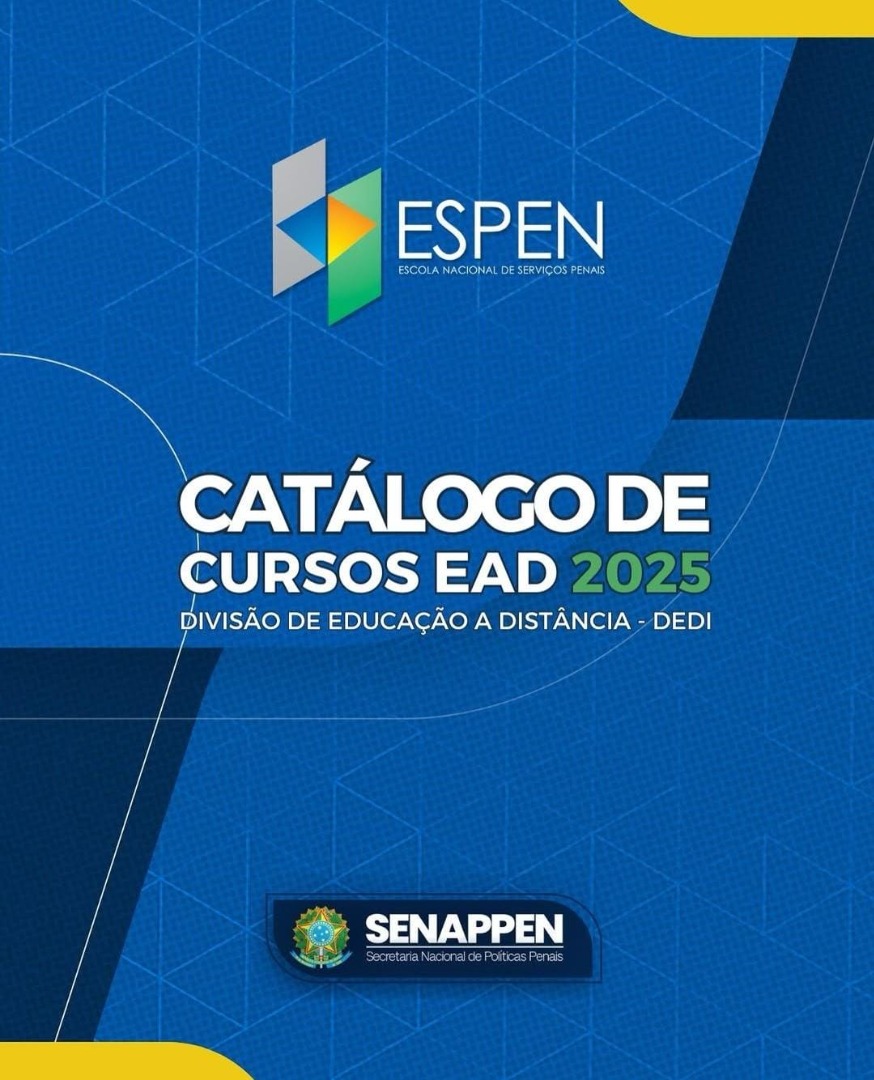 ESPEN oferta 30 novos cursos na modalidade EAD para servidores penais