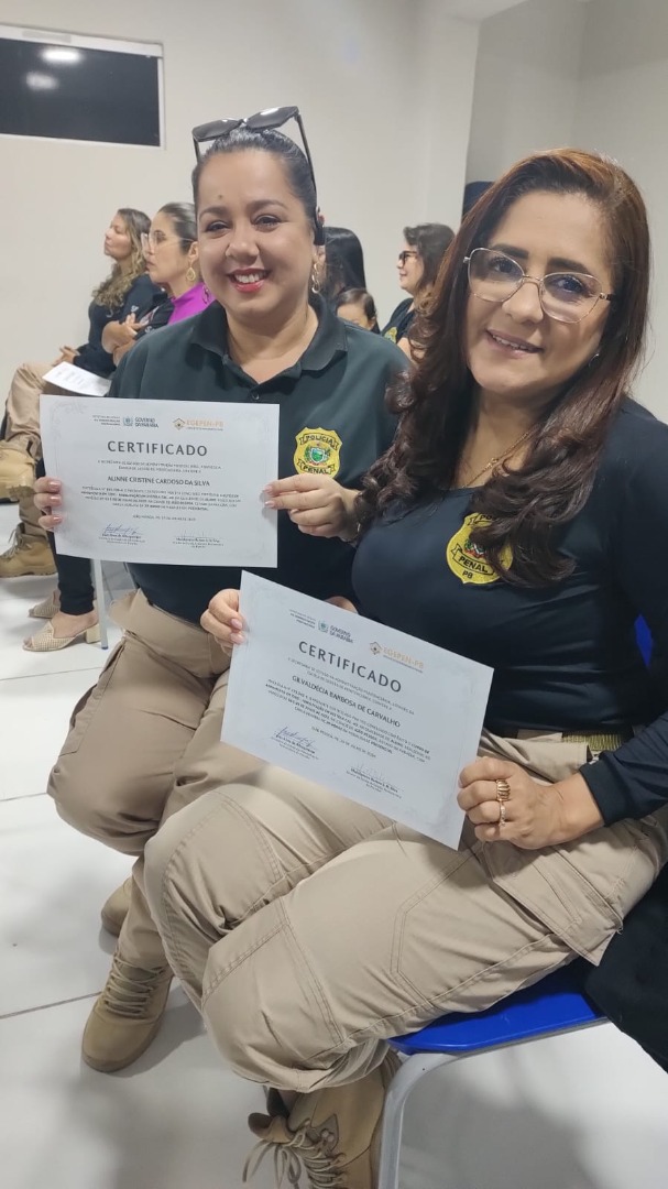 Seap-PB entrega certificados a mulheres policiais penais do primeiro Curso de Armamento e Tiro – Habilitação em Pistola Calibre .40_5