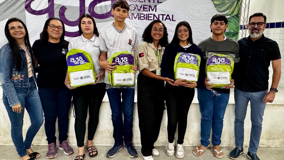 Governo do Estado entrega mais 200 kits do Programa Agente Jovem Ambiental em seis municípios paraibanos