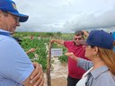 Agrônoma da Sedap-PB e gerente da Defesa Agropecuária - Girlene Alencar durante o evento.jpeg