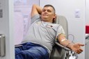 Uma das doações de sangue que foi feita durante a Feira de Saúde.jpg