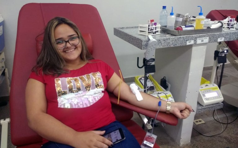 ses hemocentro Estudantes da Uninassau realizam campanha de doacao de sangue 3.jpg