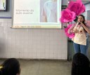 A fisioterapeuta Jeane Carla foi uma das palestrantes.jpg