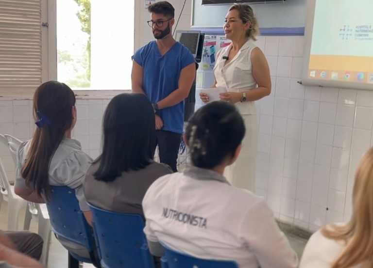 Palestras aconteceram na recepção do Hospital de Coremas, na última sexta-feira (17).jpg