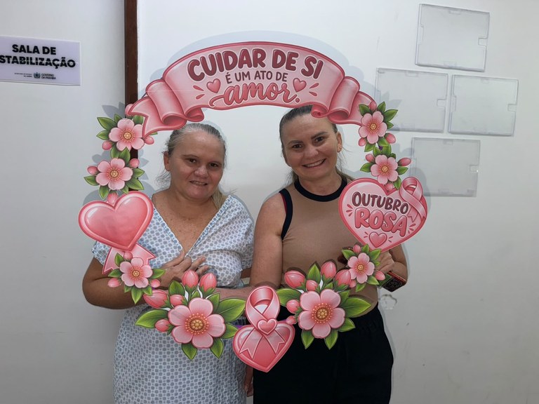 Pacientes elogiaram a iniciativa do hospital em trabalhar o Outubro Rosa.jpeg
