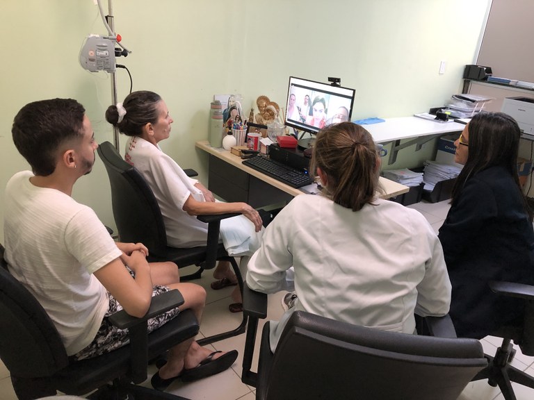 Hospital Metropolitano realiza primeira teleconsulta oncológica do programa Paraíba Contra o Câncer na unidade1.JPG Hospital Metropolitano realiza primeira teleconsulta oncológica do programa Paraíba Contra o Câncer na unidade1.JPG
