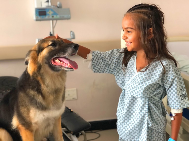 Hospital Metropolitano recebe a primeira visita de 2026 da Terapia Assistida por Animais (TAA) 1.jpg