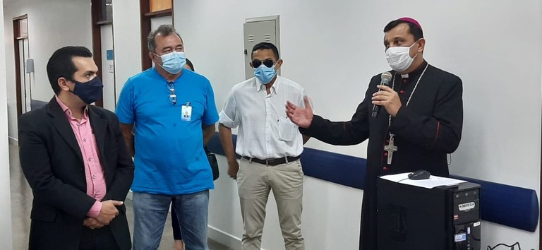 Dom Eraldo falou da missão da igreja e do objetivo da ação.jpeg