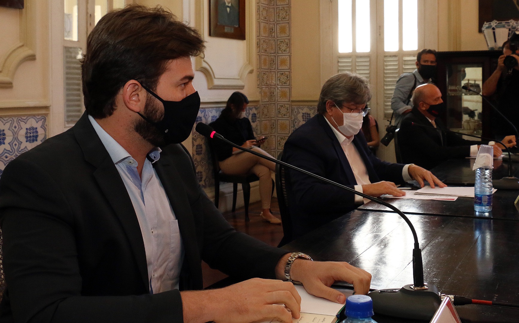 Governador recebe Bruno Cunha Lima Foto Francisco França Secom PB_0015.JPG