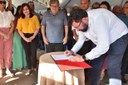 Inauguração de travessia urbana, entrega de onibus e assinatura de convênios em São José de Caiana (17).JPG