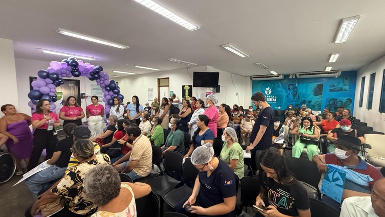 Recepção do Hospital do Bem durante a ação educativa.jpg