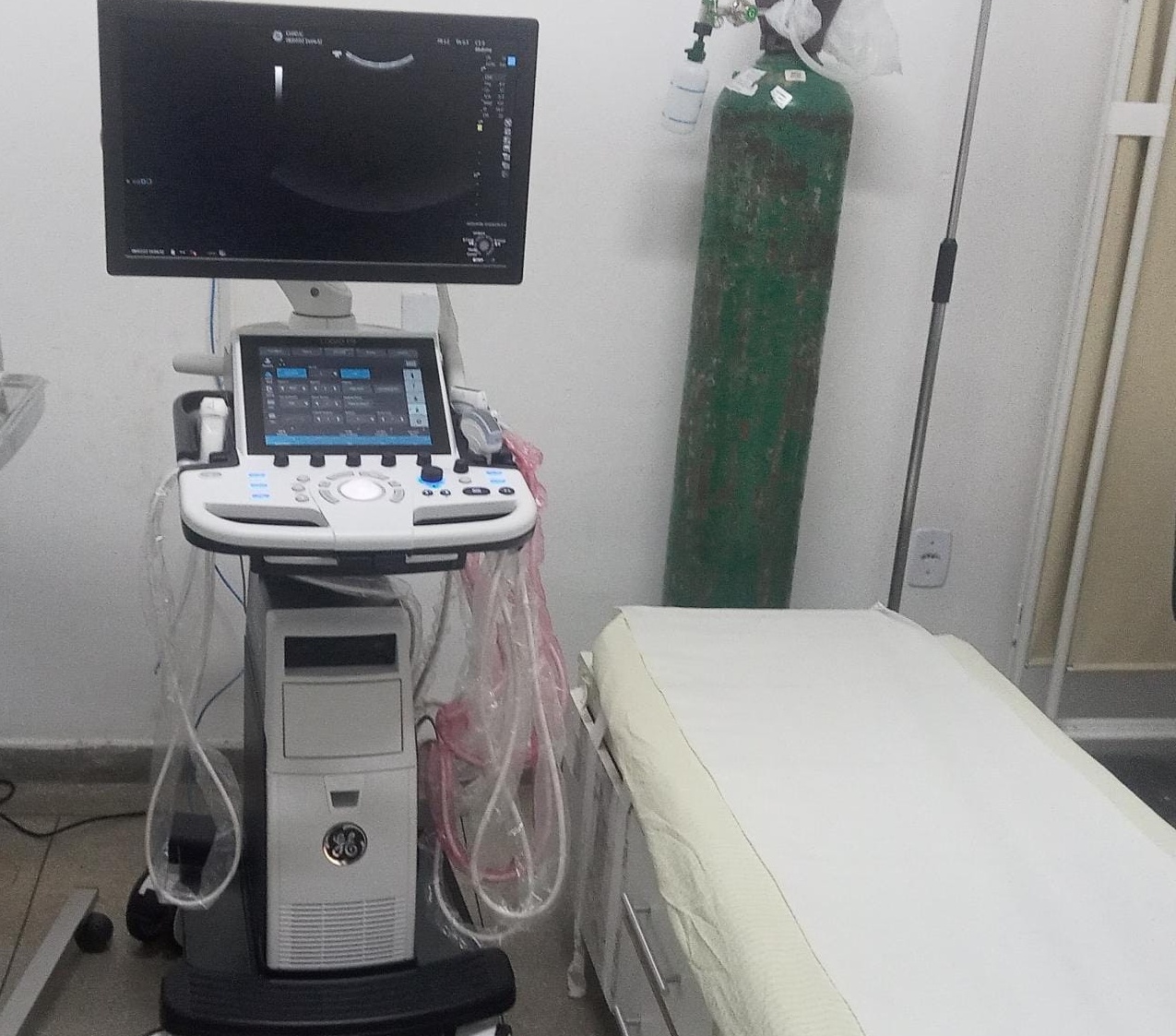 Os dois aparelhos de Ultrasson são da marca GE, a melhor do mercado.jpg