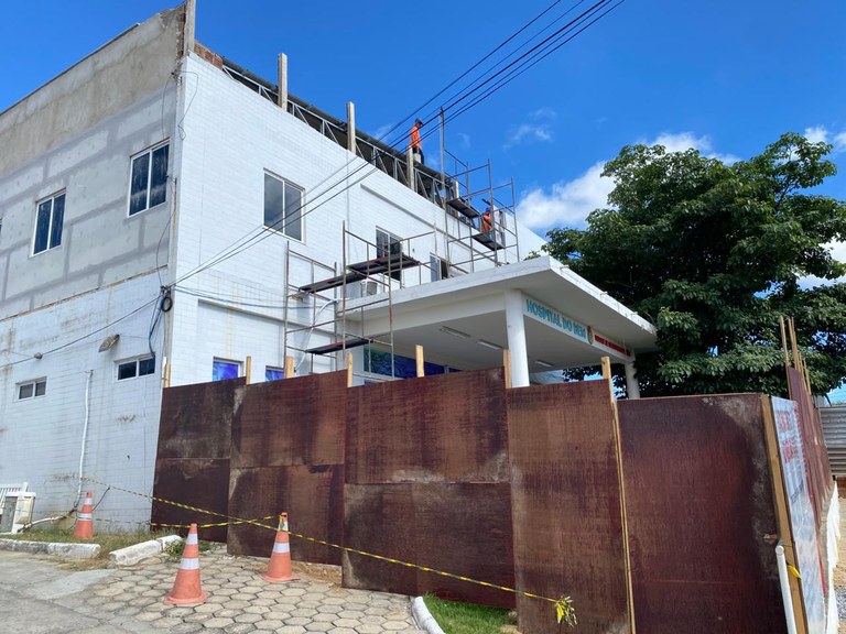 As obras do Hopital do Bem serão concluídas no começo de agosto.jpg