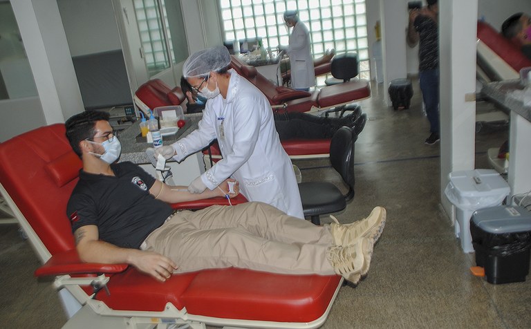Policiais penais SEAP doam sangue no Hemocentro (26).JPG Policiais penais SEAP doam sangue no Hemocentro (26).JPG