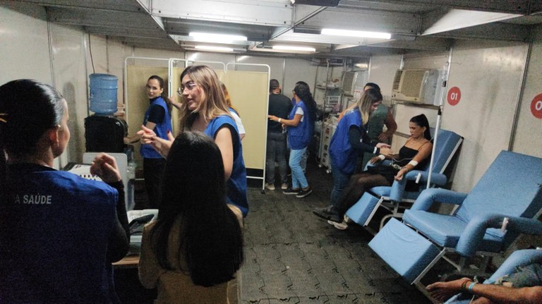 Posto Médico de Patos foi instalado no Terreiro do Forró onde acomnteceram as festividades juninas.jpg