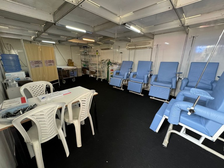 O Posto Médico do Hospital de Patos no Terreiro do Forró funcionará até o dia 23.jfif