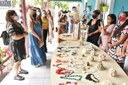 Primeira-dama visita as homenageados do 33 salão do artesanato (3).JPG