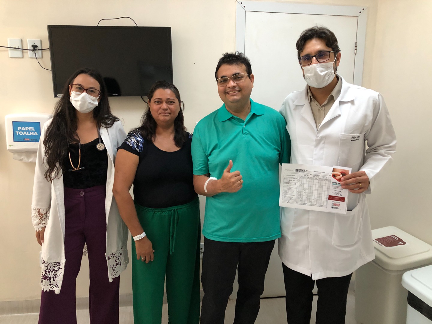 Primeiro paciente de 2024 que recebeu transplante cardíaco no Hospital Metropolitano recebe alta hospitalar 2.JPG