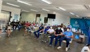Pacientes, acompanhantes e funcionários participaram da Roda de Conversa.jpeg